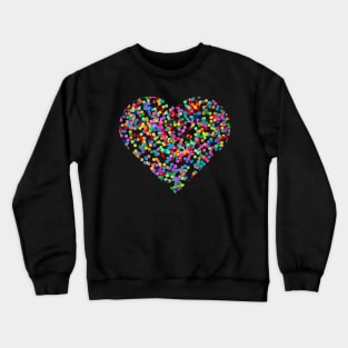 dot day heart Crewneck Sweatshirt